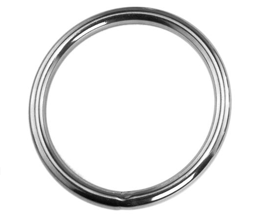 Holtmann Rundring Edelstahl, 8 x 80 mm