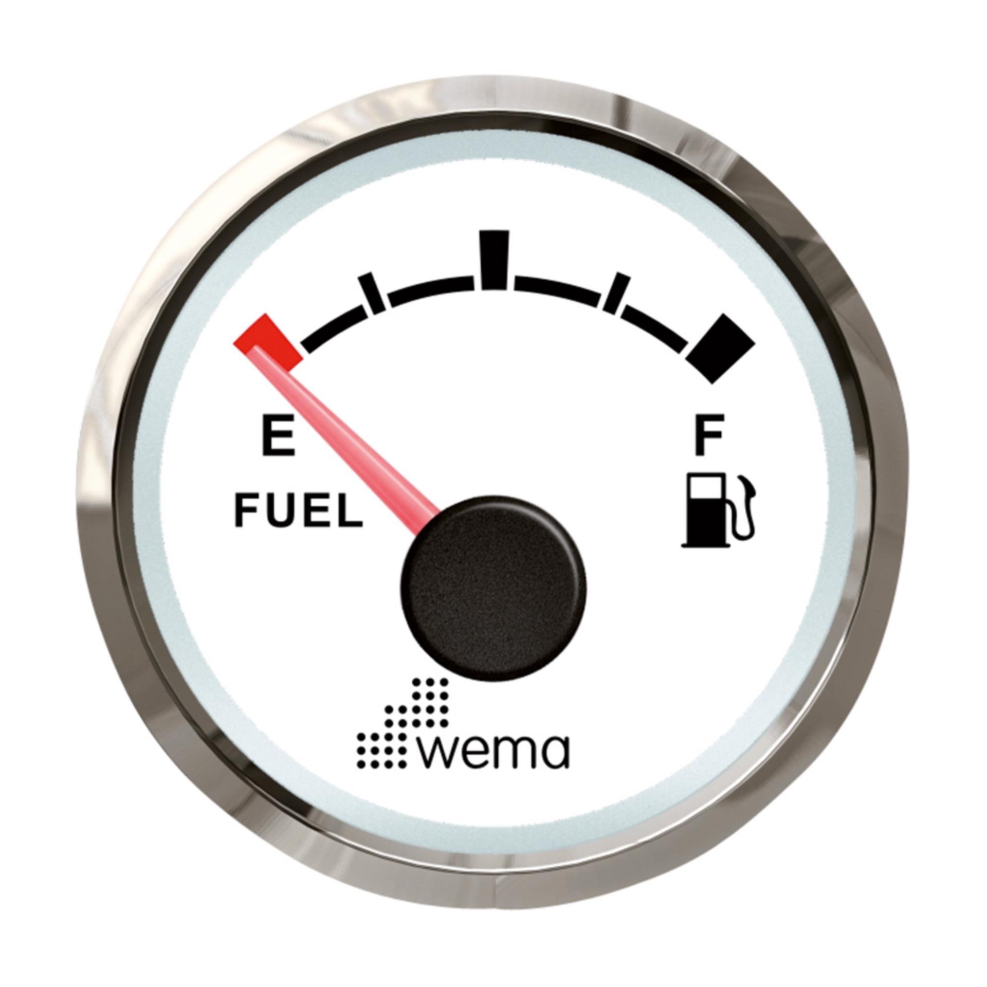 Wema Tankanzeige NMEA2000 Treibstoff 12V weiß 
