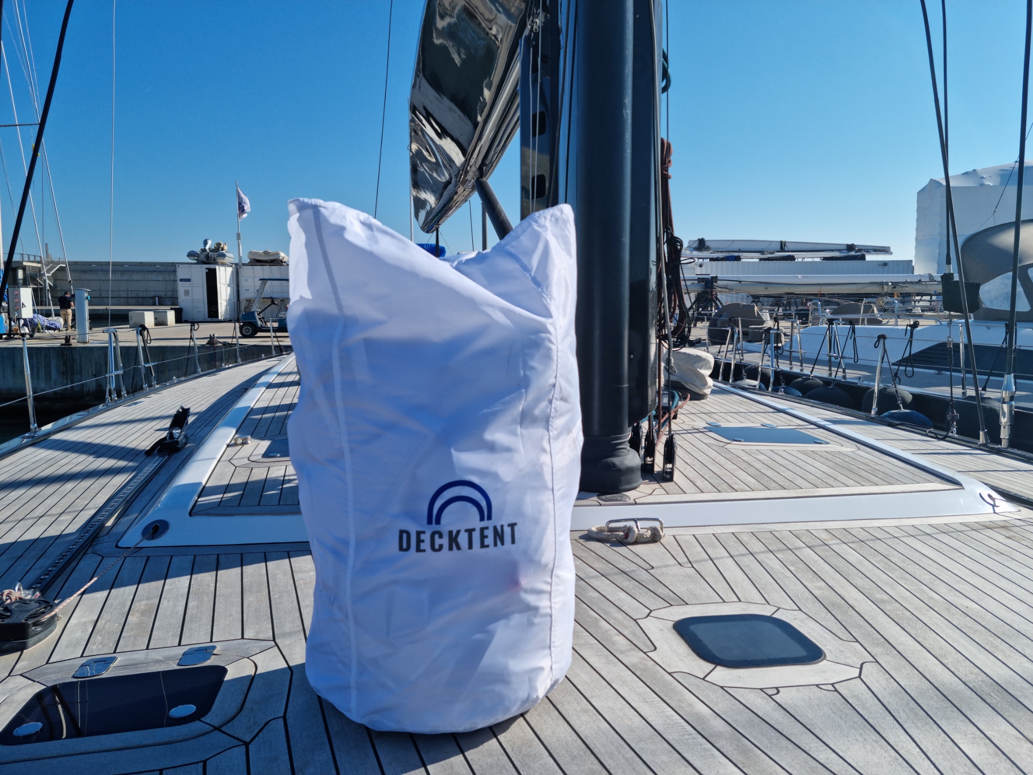 Decktent M weiß, Länge 250 cm Decktent M weiß, Länge 250 cm