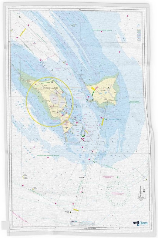 Nautischer Verlag NV Badehandtuch Helgoland 100 x 150 cm