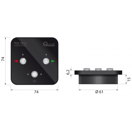 Quick Touchpanel für Bugschraube TCD2022 Quick Touchpanel für Bugschraube TCD2022