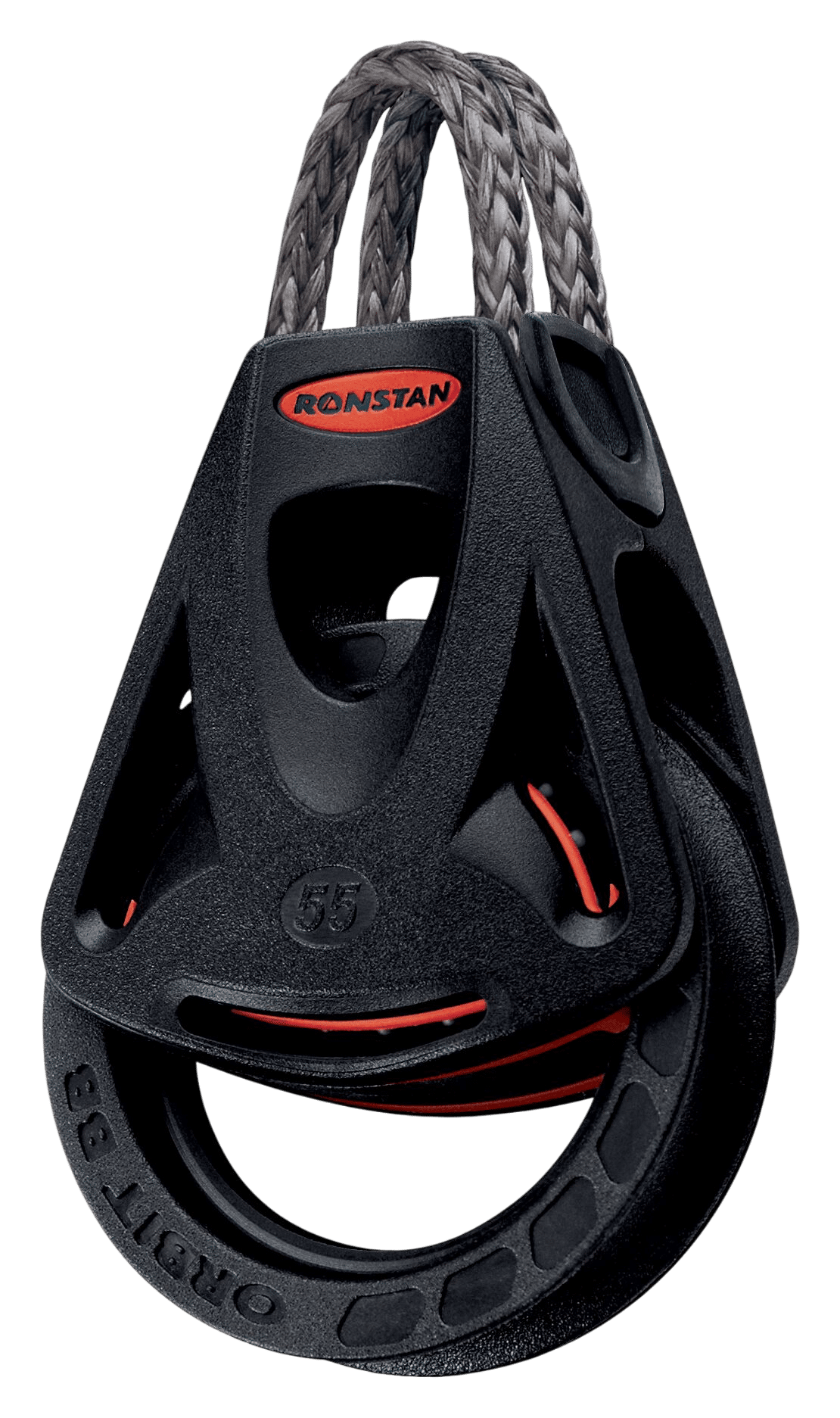 Ronstan Orbit Block, 1-scheibig mit Looptop/Schäkel / 10 mmØ