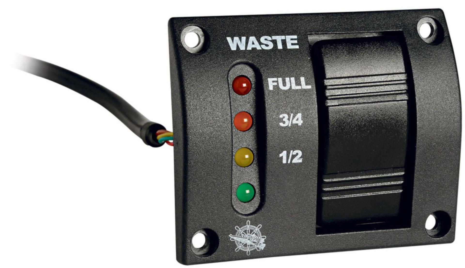 Osculati Füllstandsanzeige, Schmutzwasser mit Geber