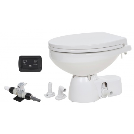 Jabsco Quiet Flush E2 Comfort, 24 V großes Becken/Frischwasserspumpe