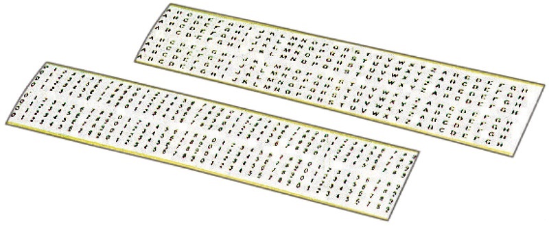 Osculati Selbstklebende Buchstaben & Ziffern