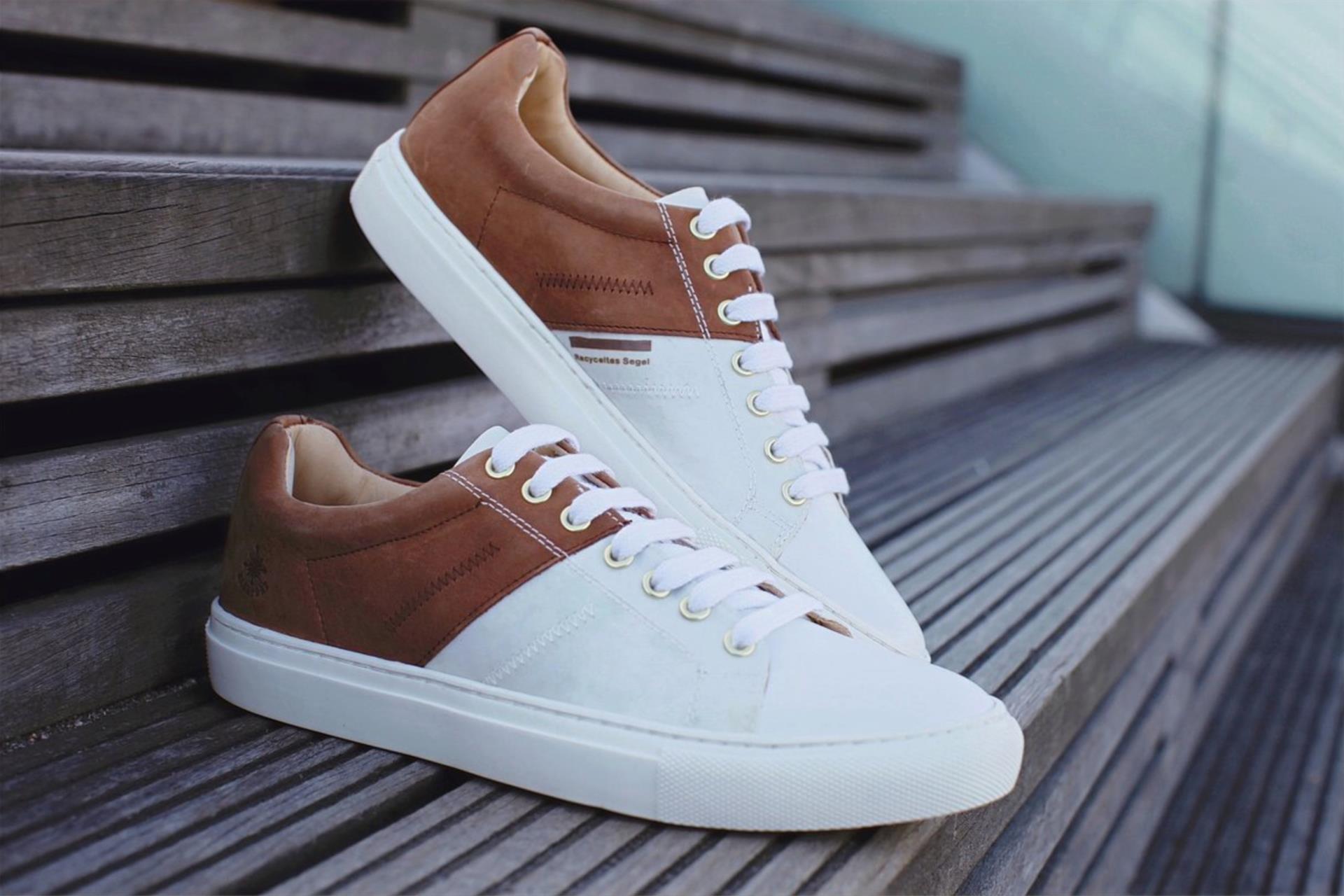 BLUEPORT SNEAKER GENOA TAN/WEISS