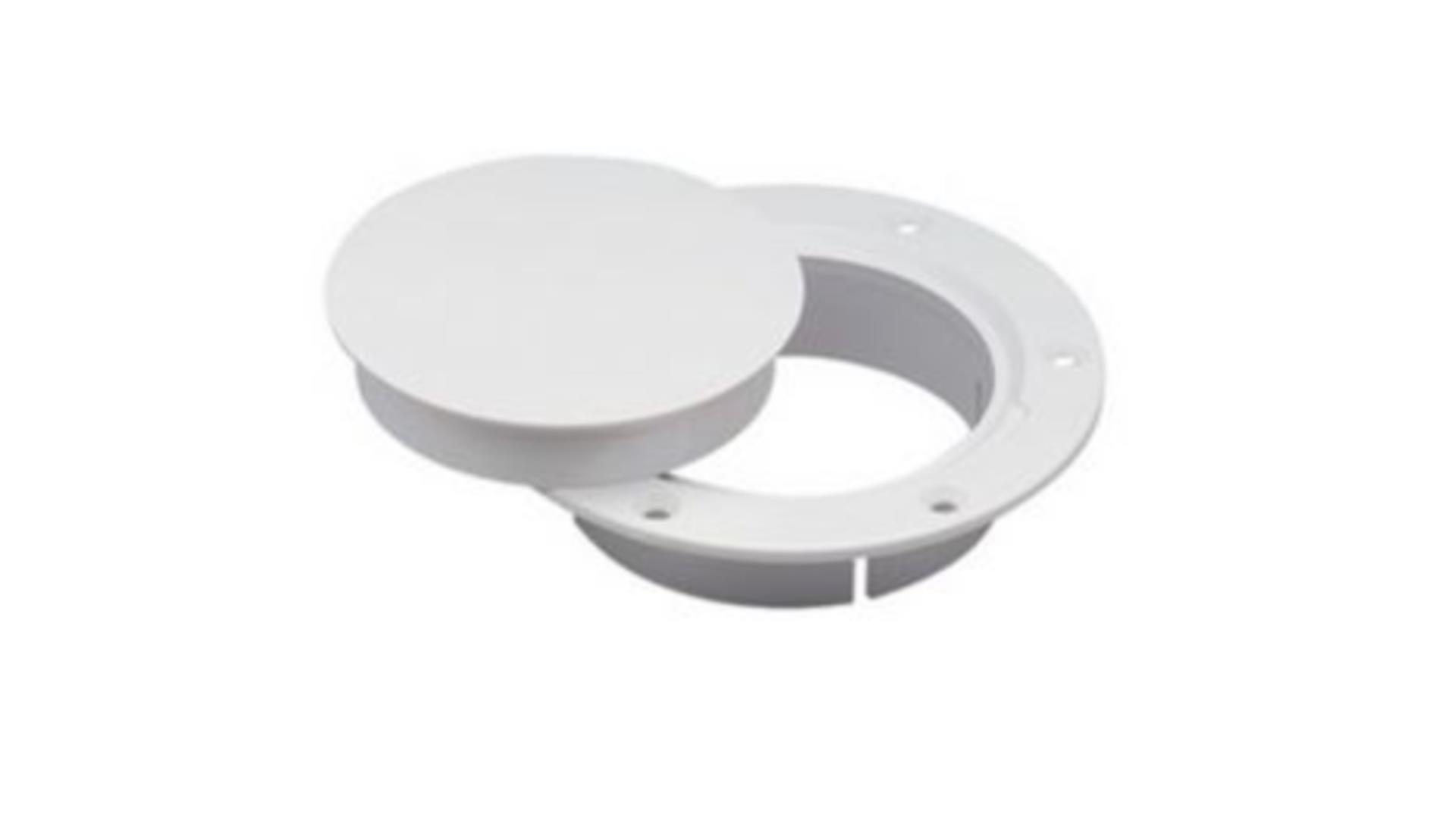 Nicro Deckplatte Snap-In für Marinco Solarlüfter 3" Edelstahl 