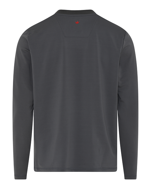 Elvstrom Langarm-Shirt "Poole 81" grau, Größe XL