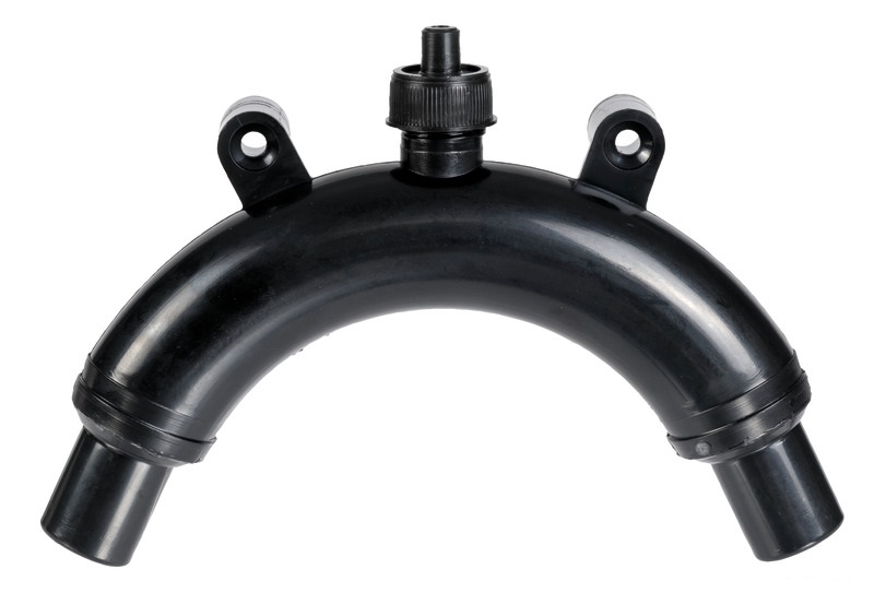 Osculati Schwanenhals 1 " / 25 mmØ (schwarz) Fäkalien & Kühlsysteme 