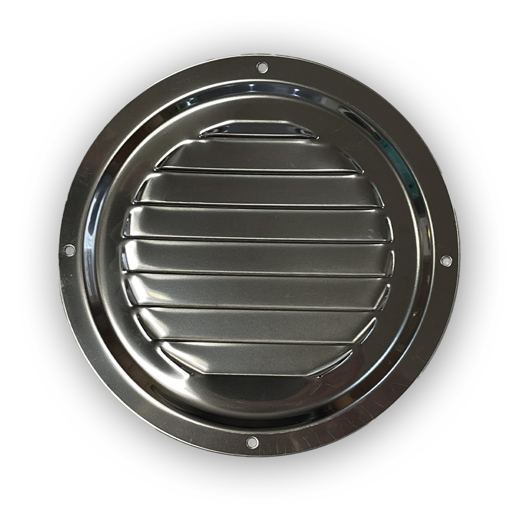 Osculati Lamellenlüfter Edelstahl, rund 152 mmØ