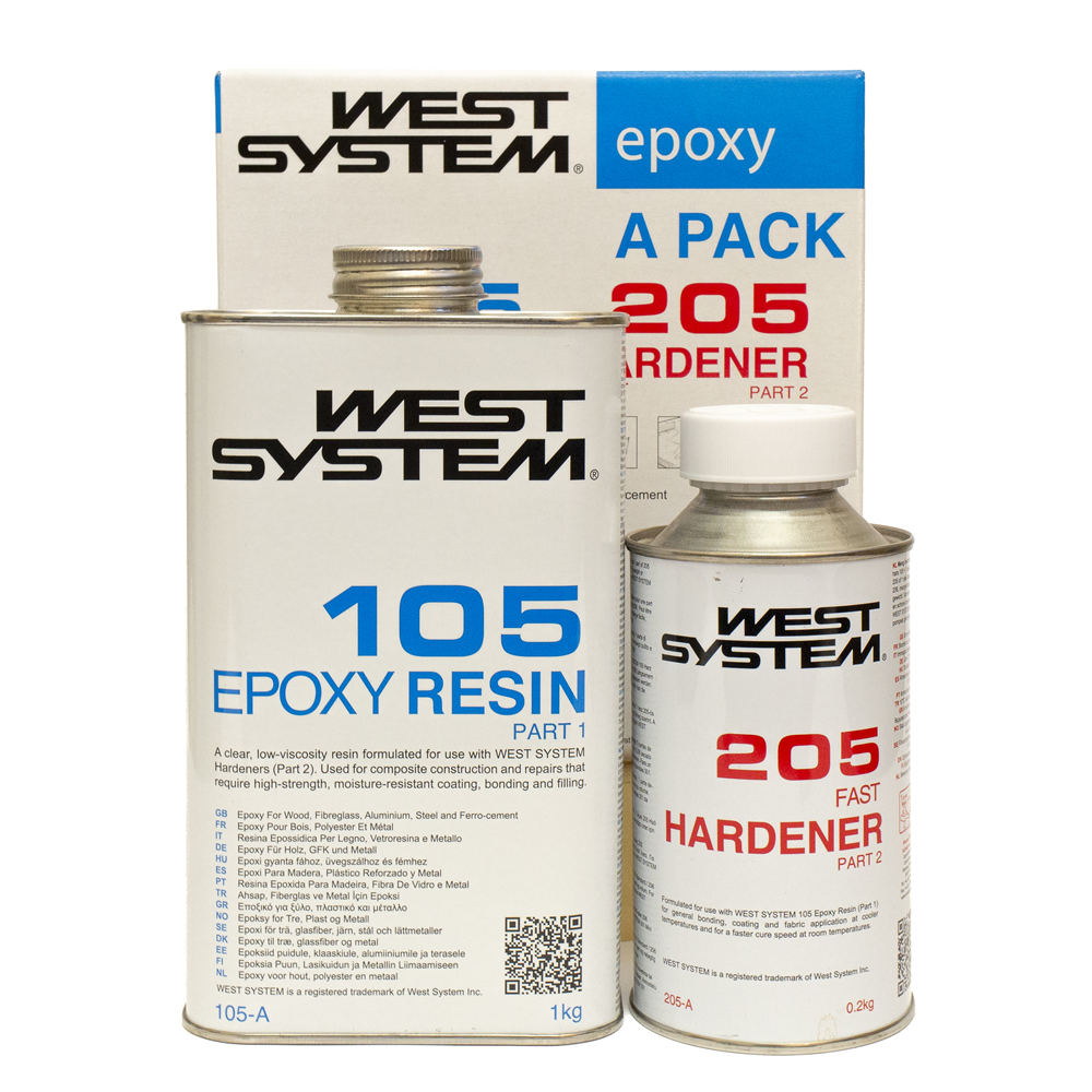 WEST SYSTEM A-Pack, 1,2 kg mit Härter 206
