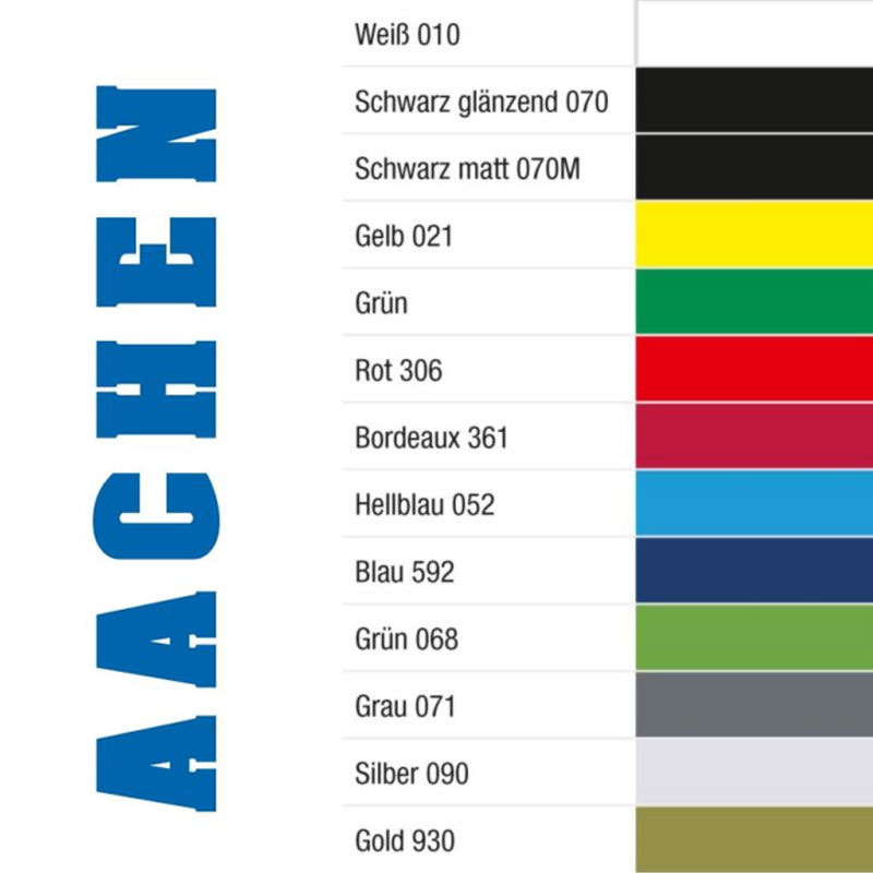 Werbeliner Buchstabe Aachen, 111 - 150 mm Werbeliner Buchstabe Aachen, 111 - 150 mm