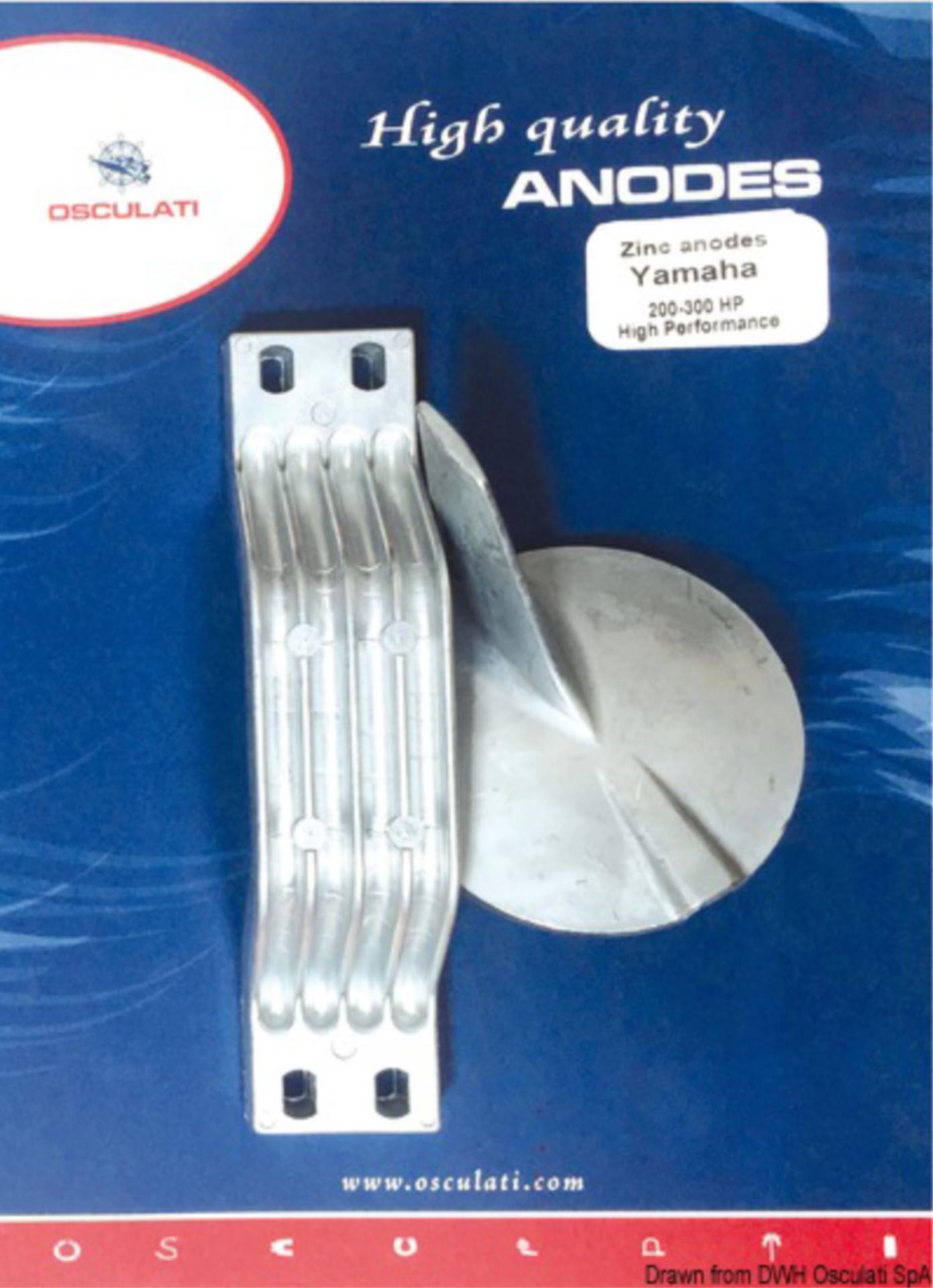 Osculati Anoden Set Magnesium Yamaha 200 - 300 PS Hochleistung