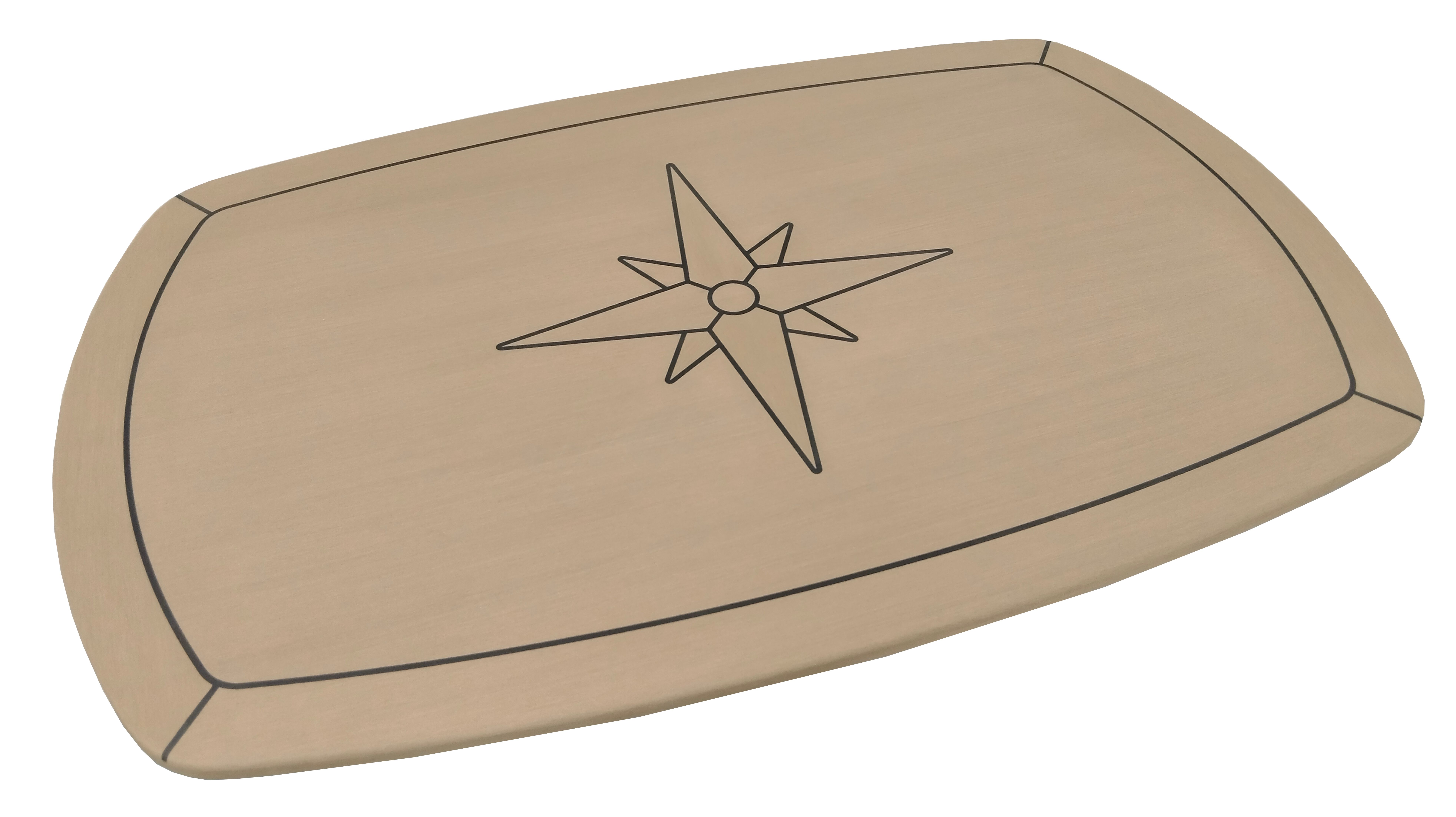 Talamex Eco Teak Tischplatte Classic Comfort, 61 x 94 cm