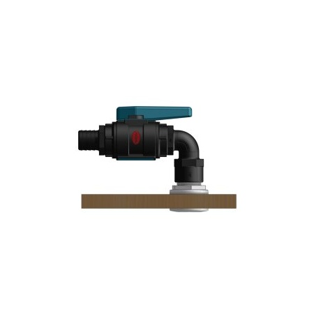 Trudesign 90°-Winkel für Borddurchlass 1 1/4"