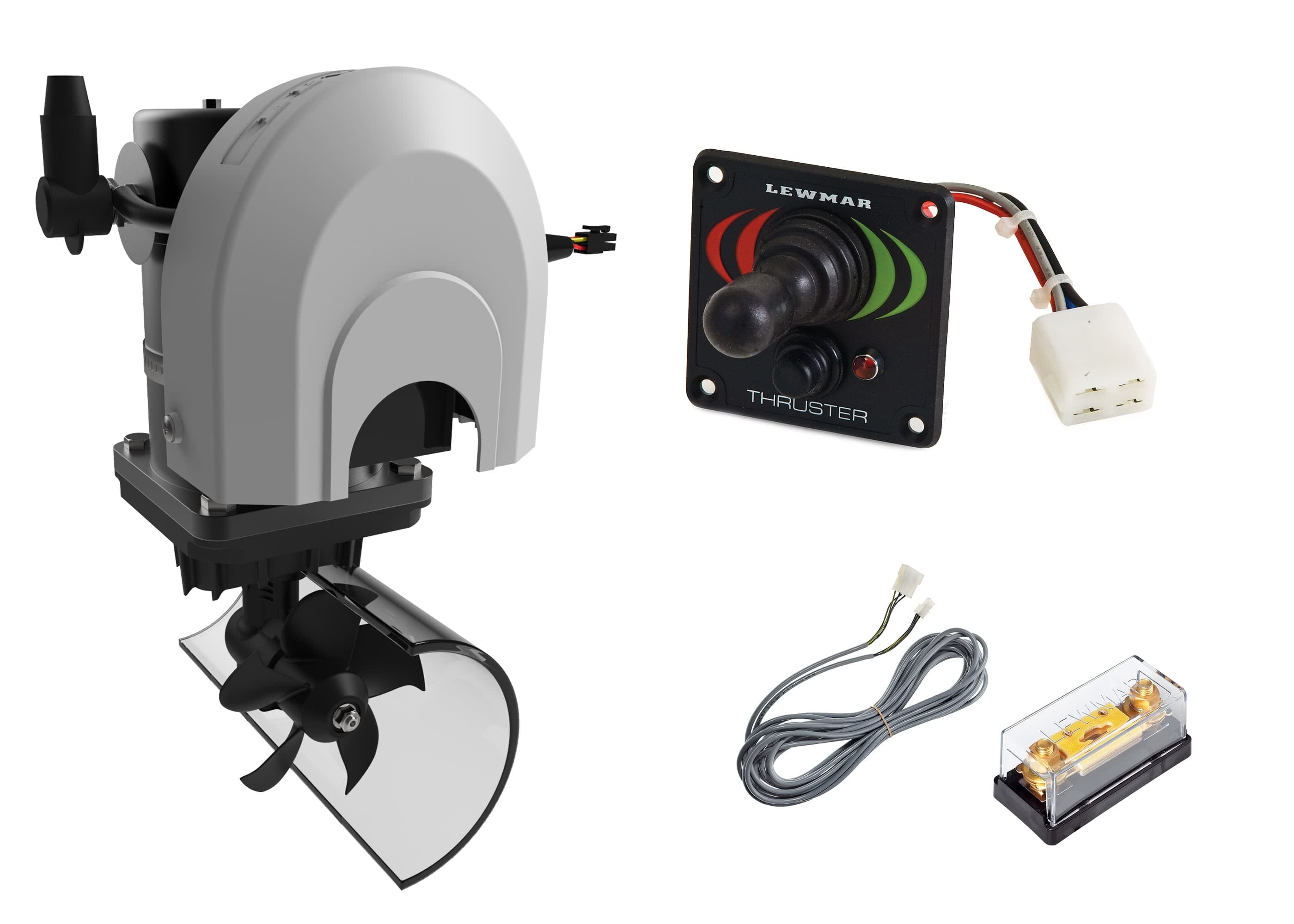 Lewmar Bugstrahlruder Set 110TT / 12 V / 1,5 kW / 28 kgf