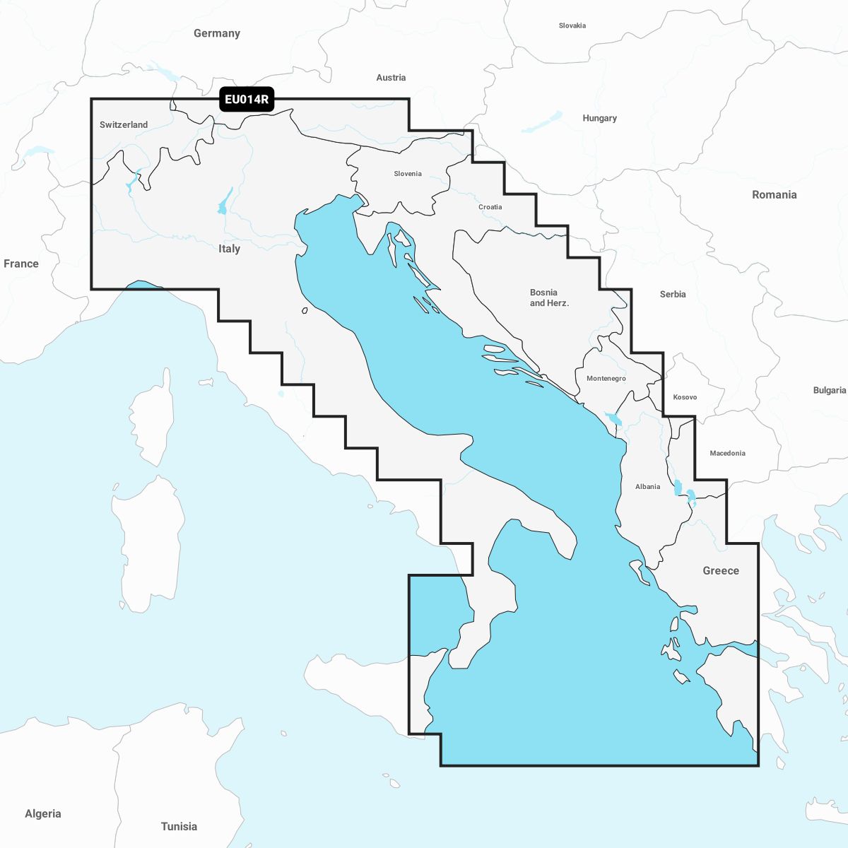 NAVIONICS+ Regular NAEU014R Italien Adria