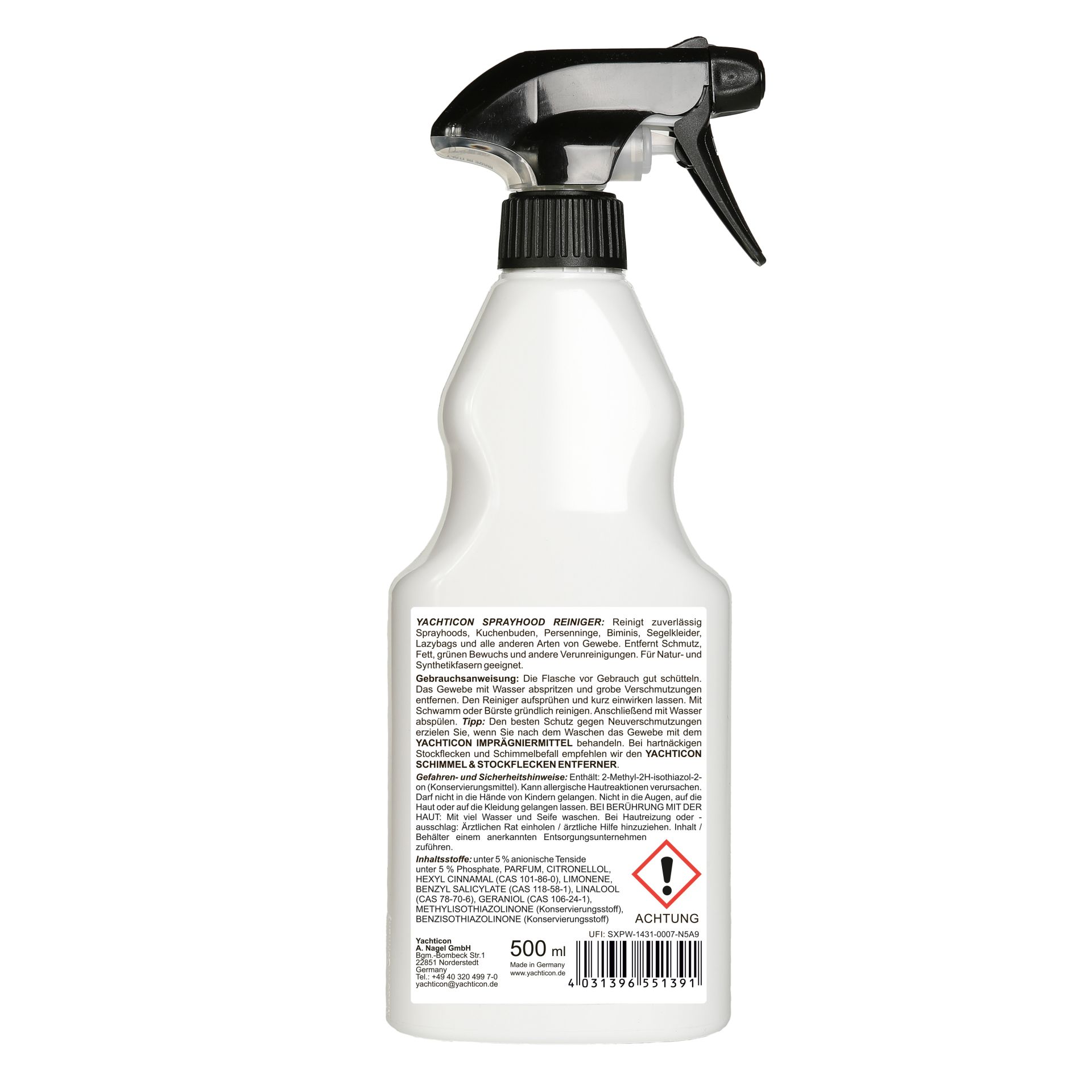 Yachticon Sprayhood Reiniger, 500 ml