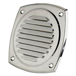 Osculati Edelstahl Lüftungsgitter für Schrauben, 97 x 97 mm