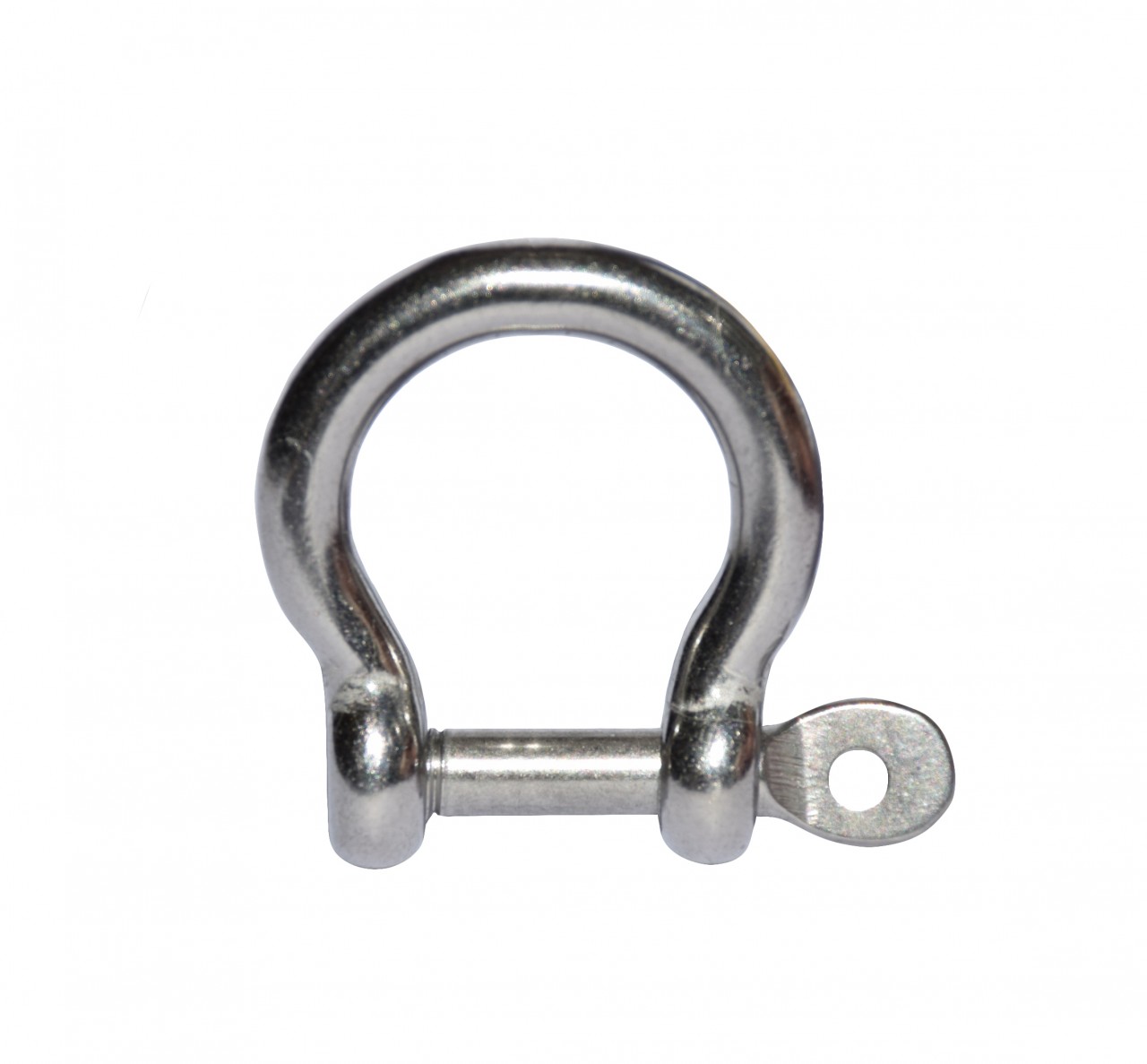 Osculati Rundschäkel Edelstahl geschweift mit unverlierbarem Bolzen 12 mmØ