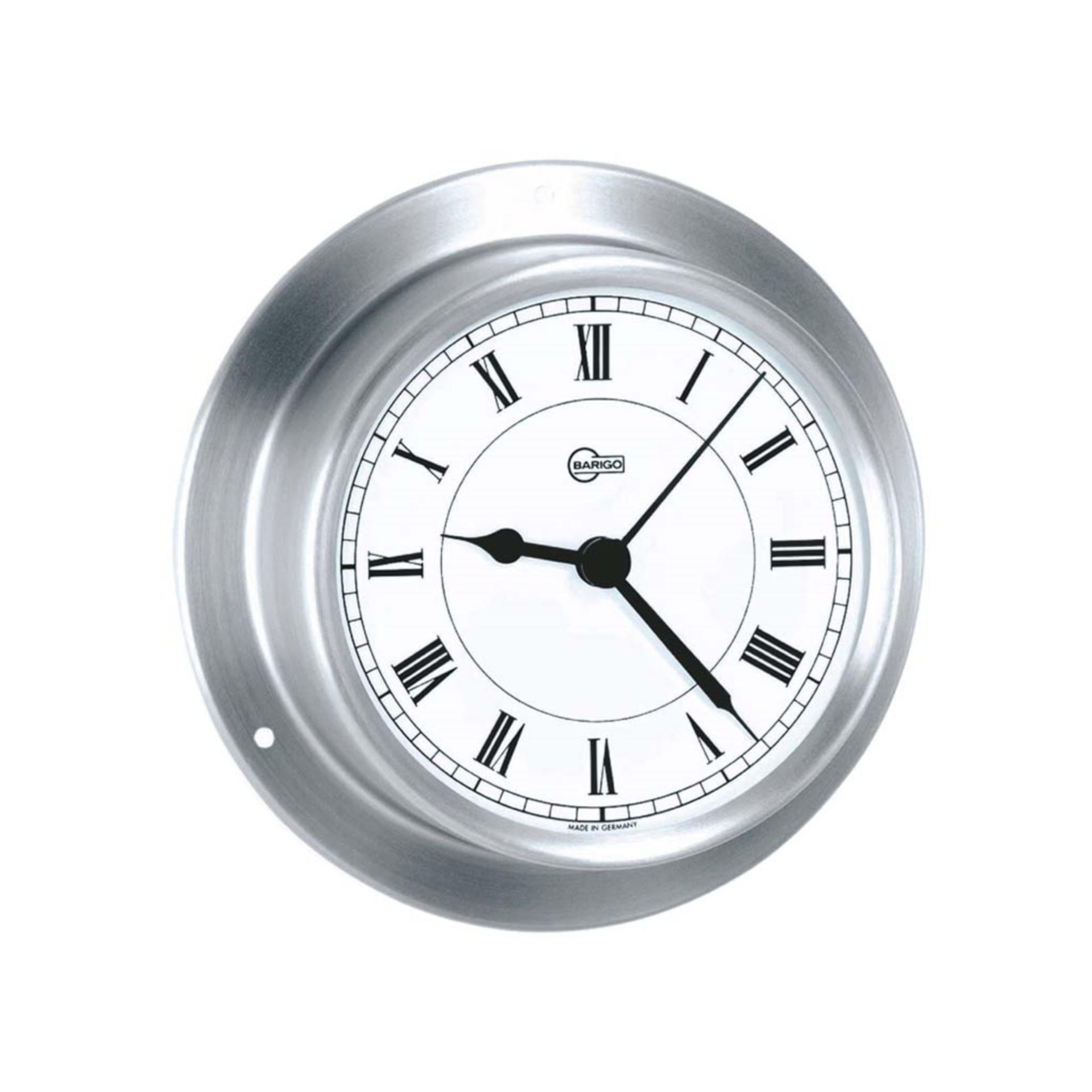 Barigo Sky Hygro- /Thermometer Edelstahl, hochglanzpoliert / weiß