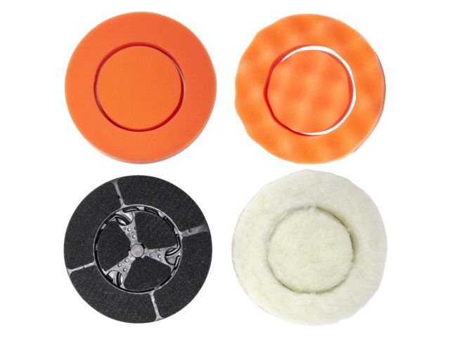 Batavia Twin Brush Twin Brush Polierpad-Satz (2 x Schaum / 1 x Wolle)