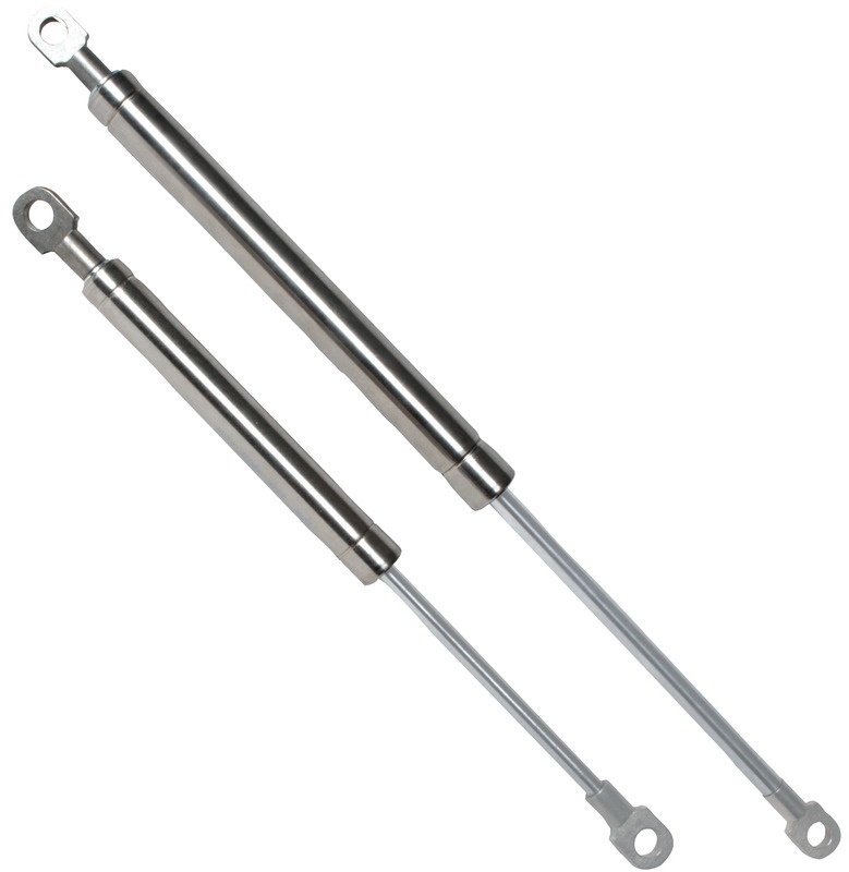 Osculati Gasdruckfeder Edelstahl, 600 mm, Hub 300 N / 30 kg