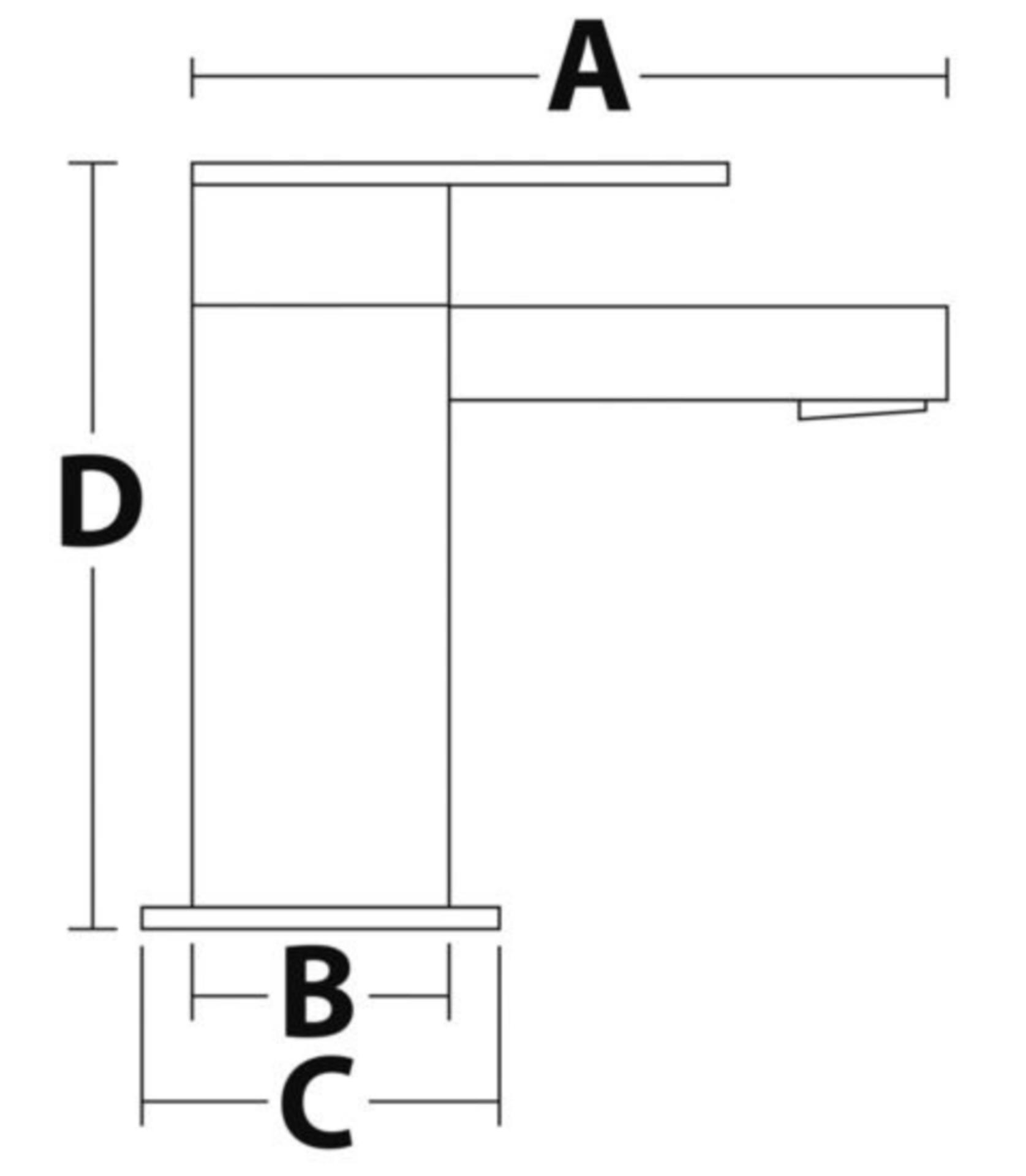 Osculati Wasserhahn Square niedrig Osculati Wasserhahn Square niedrig