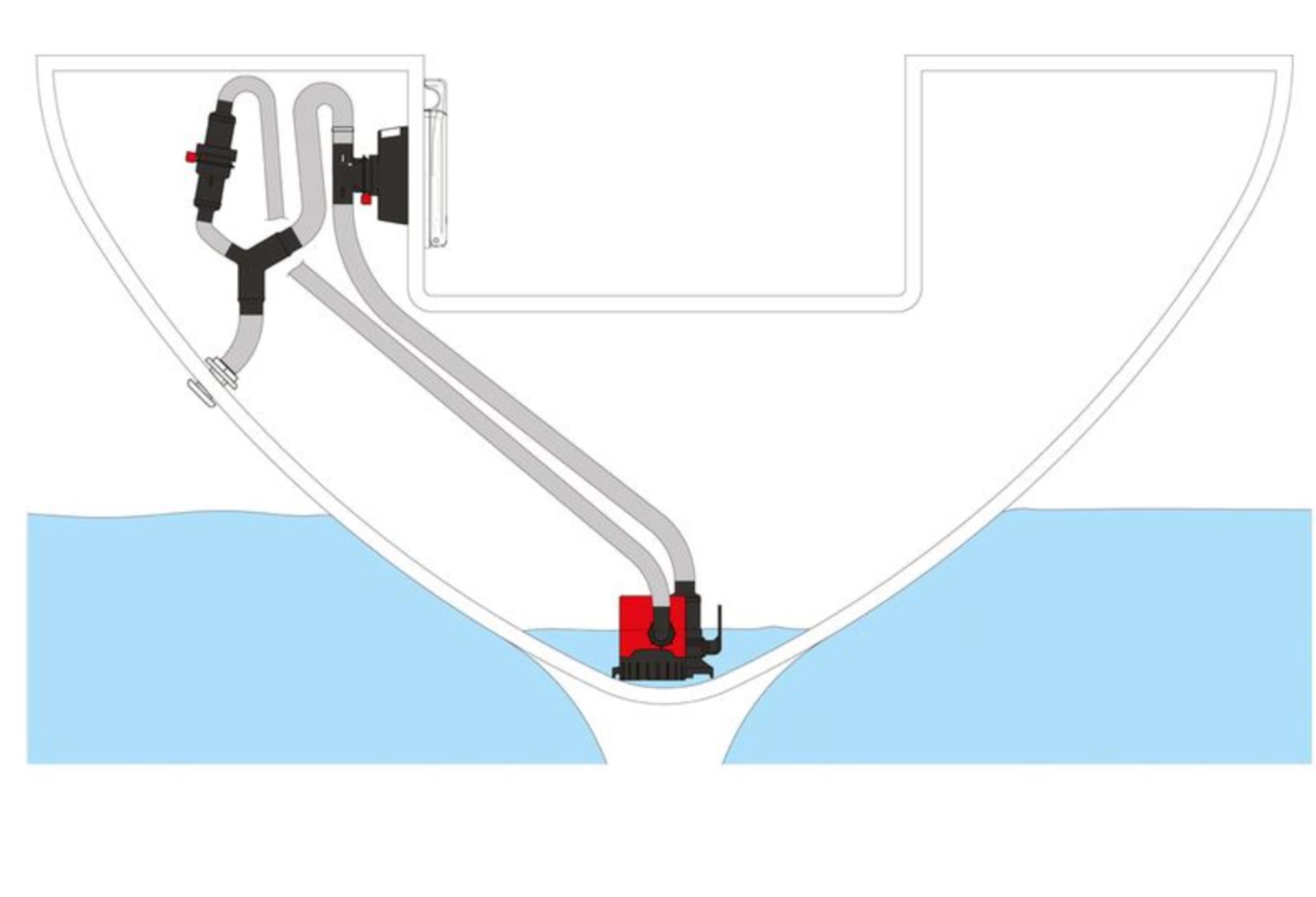 Johnson Bilge Alert Hochwasserwarner, 12 V Johnson Bilge Alert Hochwasserwarner, 12 V