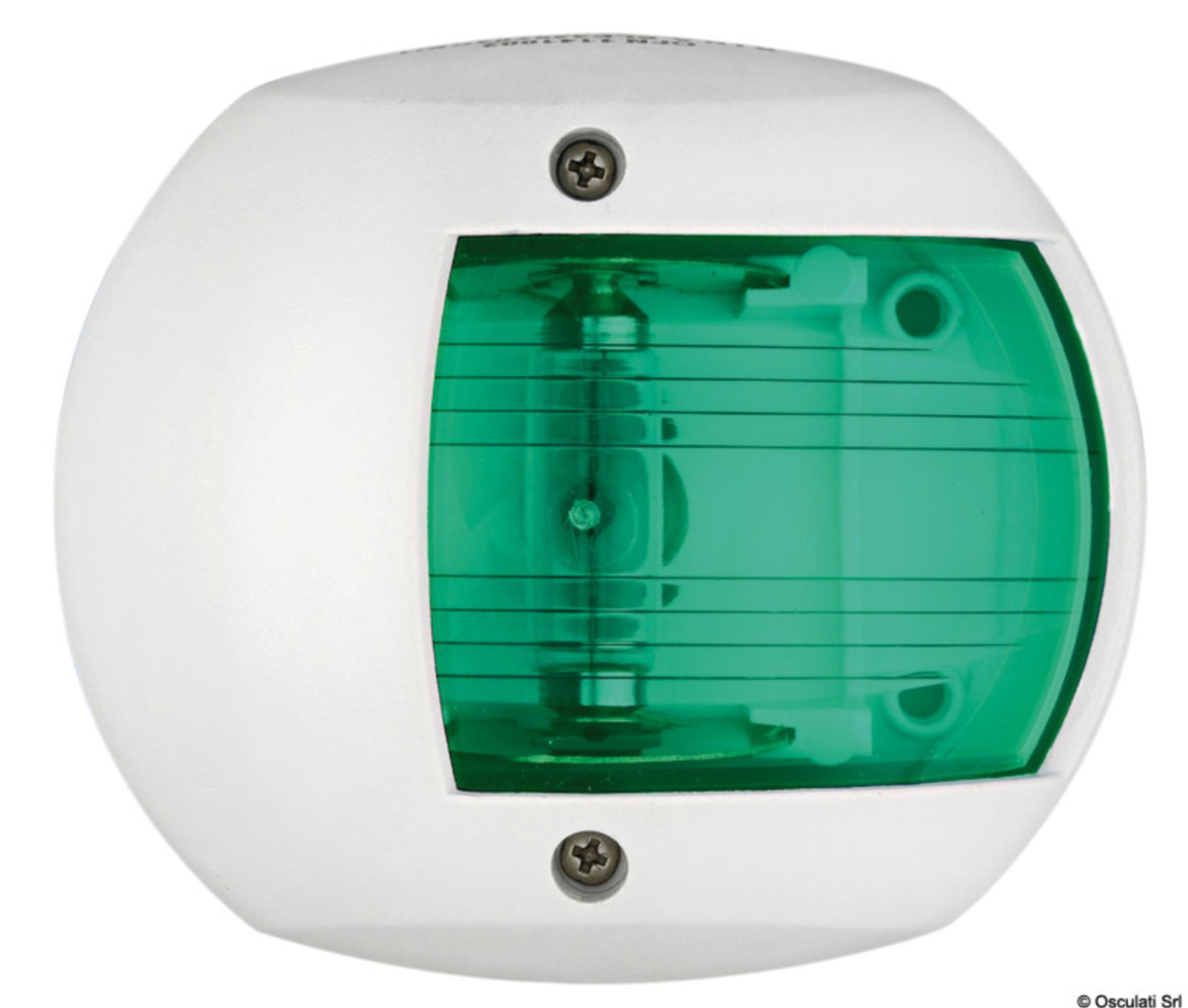 Osculati LED Navigationslicht Classic 12 weiss, Steuerbord grün
