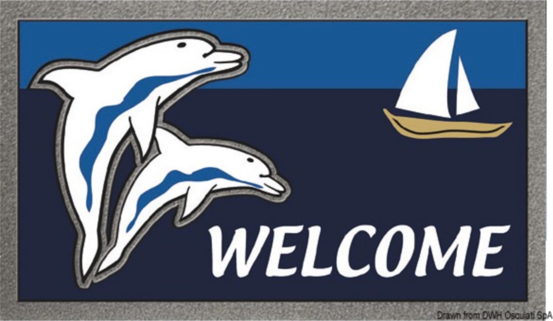 Osculati Fußmatte Welcome Aboard, 400 x 680 mm