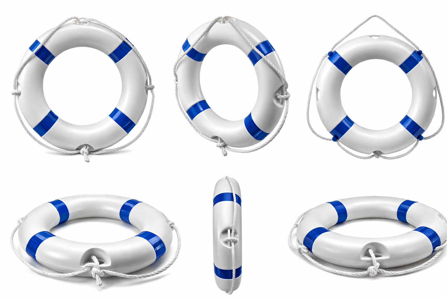 Peters + Bey Rettungsring PB-Buoy 610, blau / weiß