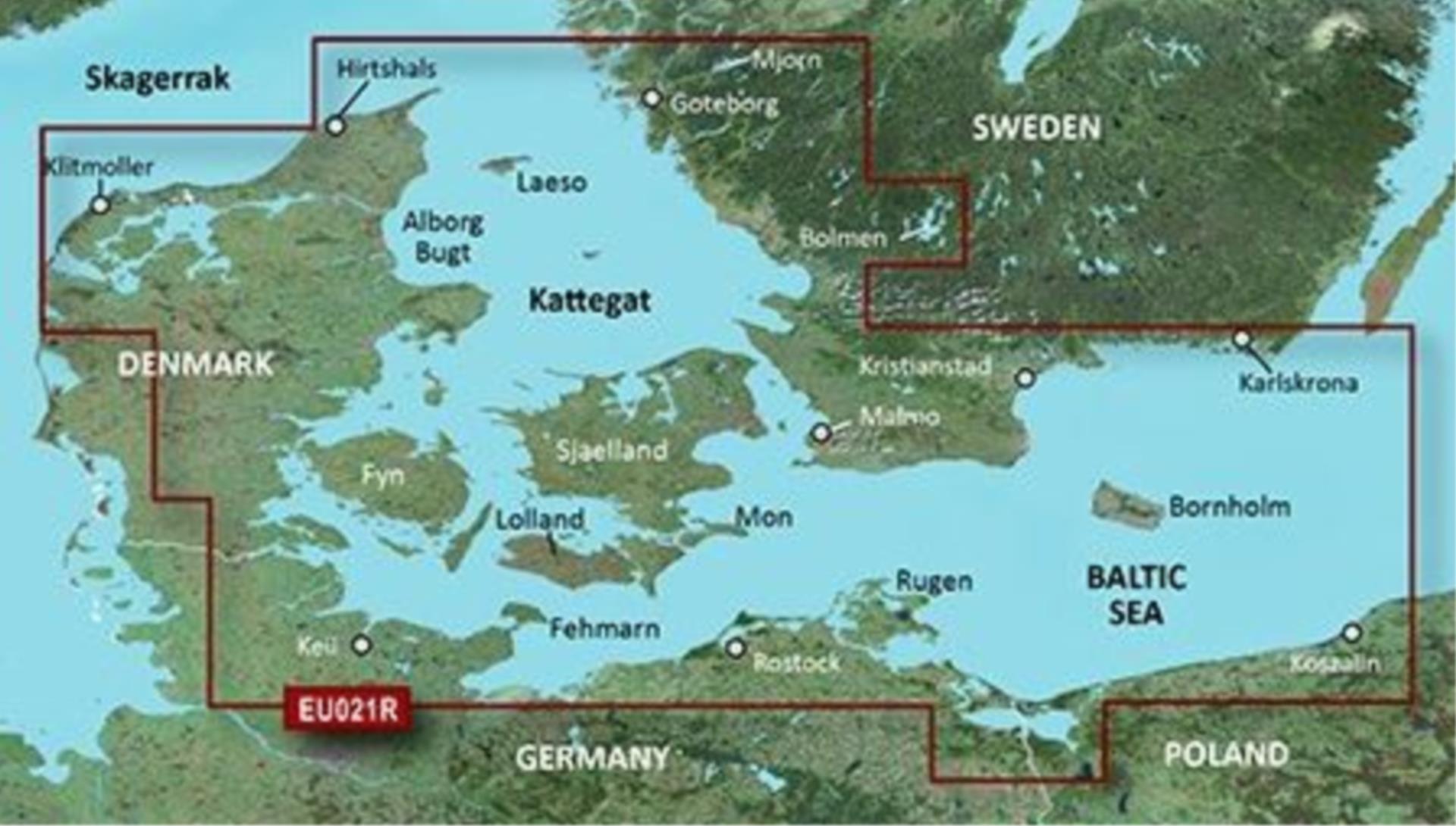Garmin G3 EU021R Denmark East & Sweden SE