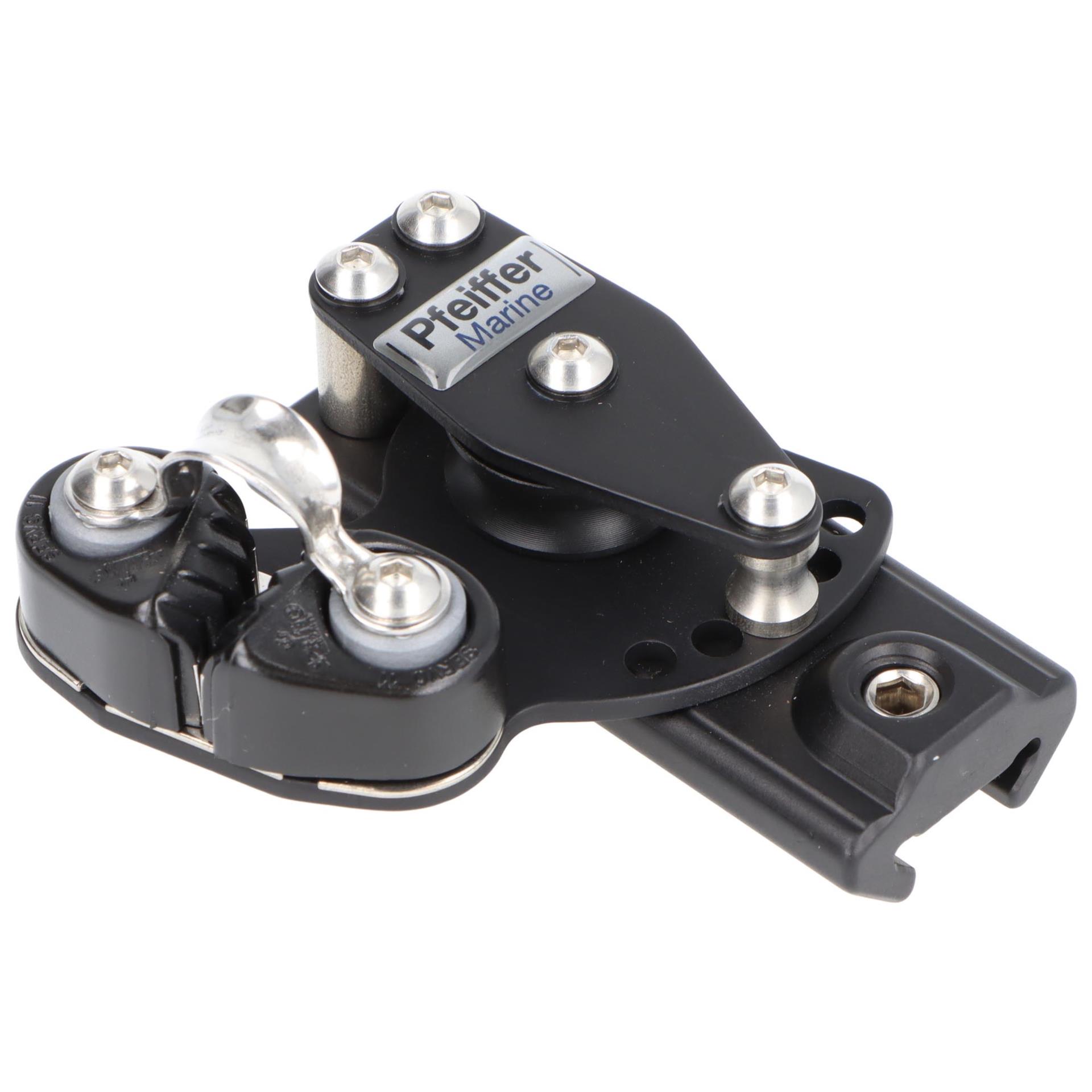 Pfeiffer Marine Traveller-Kontrollblock einfach Rolle + Klemme, links 