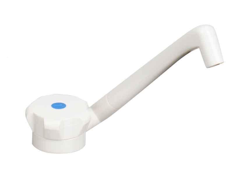 Reimo Wasserhahn mit Schalter, weiss