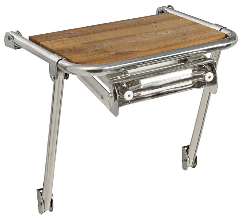 Osculati Iroko-Teak Badeplattform TL mit Leiter 3-Stufen 