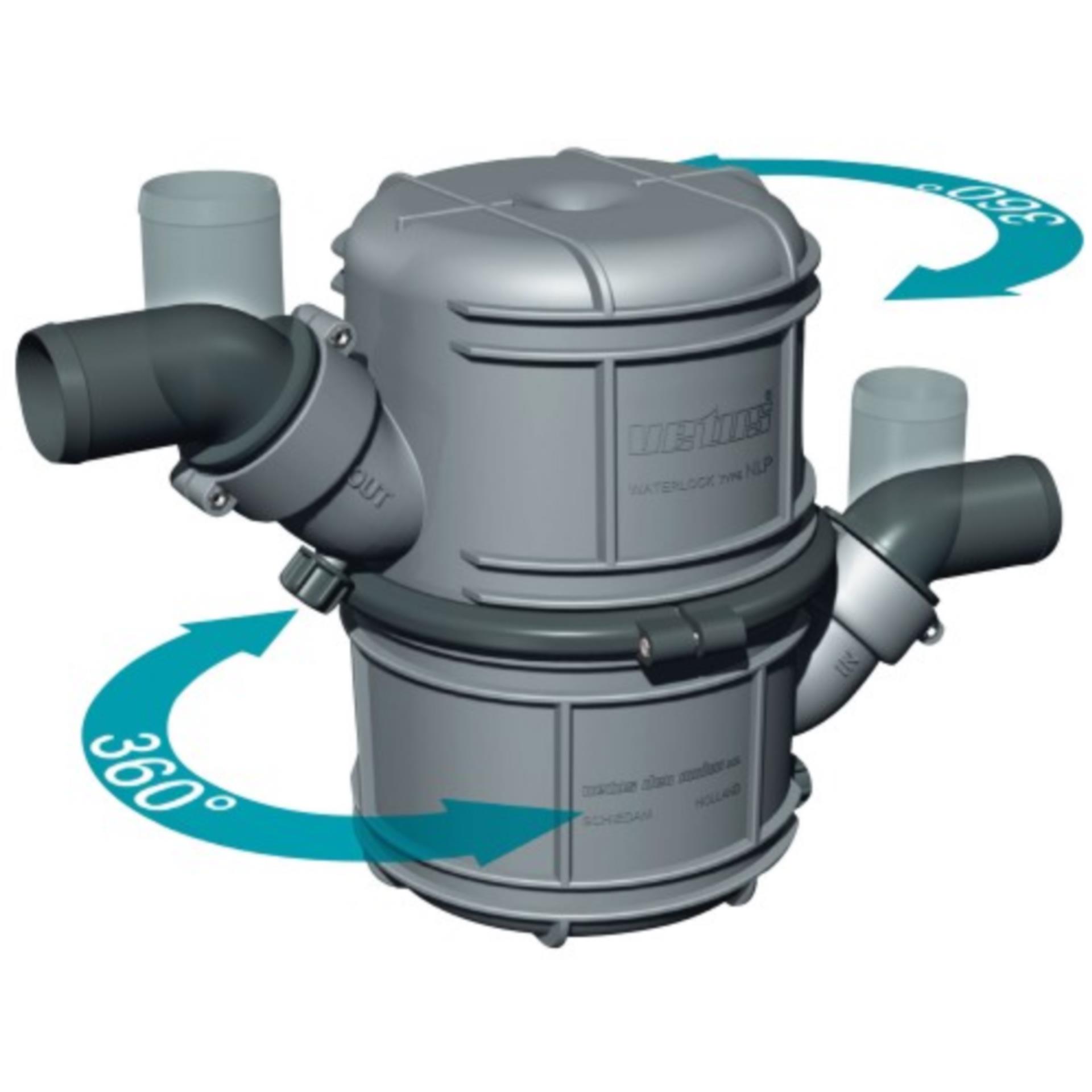 Vetus Wassersammler/Schalldämpfer NLP40