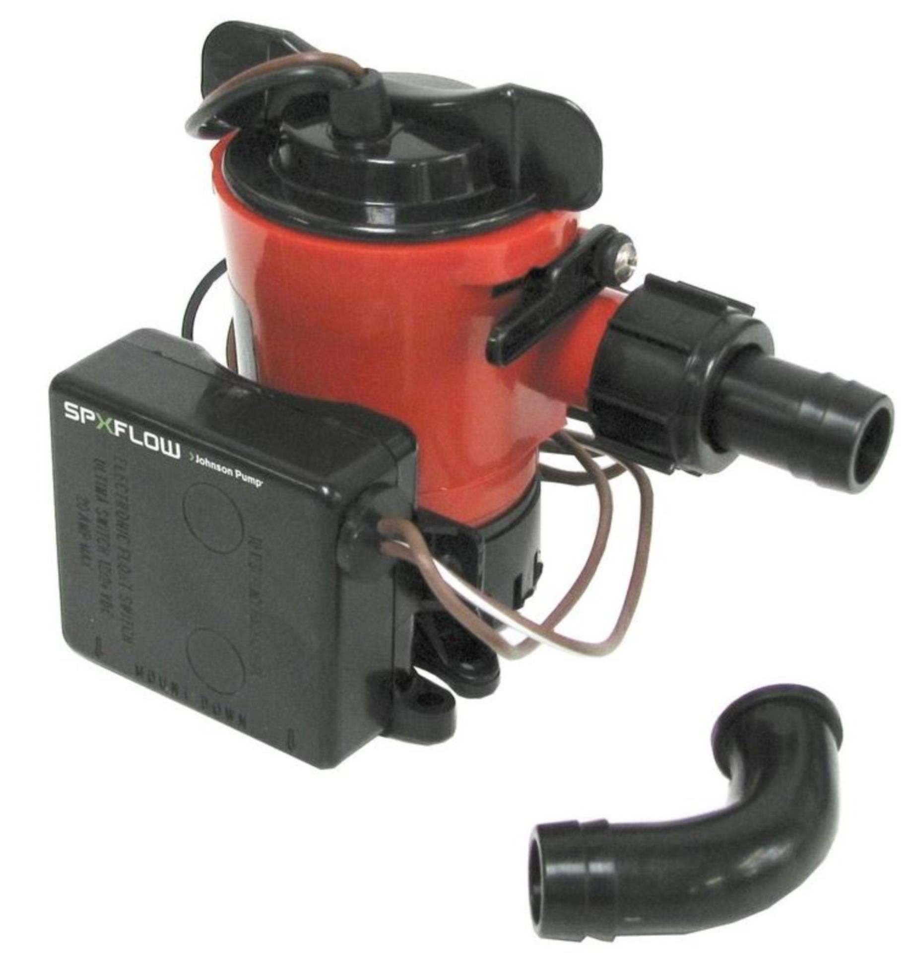 Johnson Patronen Bilgenpumpe mit Schalter L 500 GPH Combo