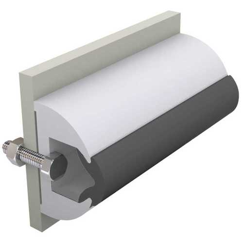 Vetus Kederleiste für Poly Basis 40 x 31, dunkelgrau (20 Meter)