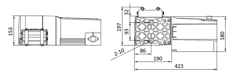Osculati Elektrische Trailerwinde, 24 V / 1200 W (2.400 kg)