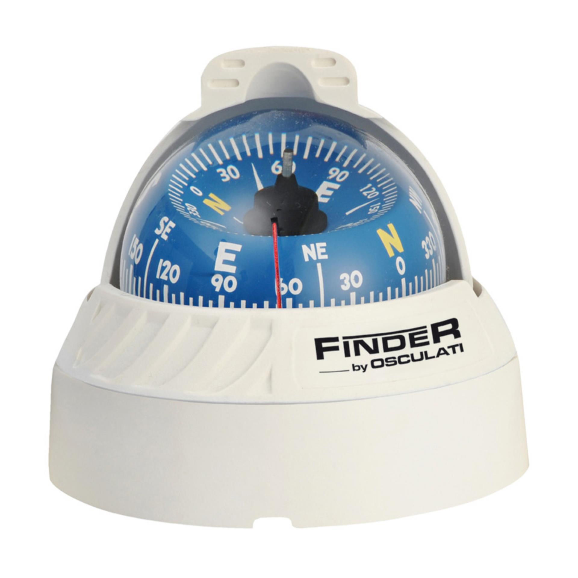 Osculati Finder Kompass 2" 5/8 zum Aufstellen weiß / blau