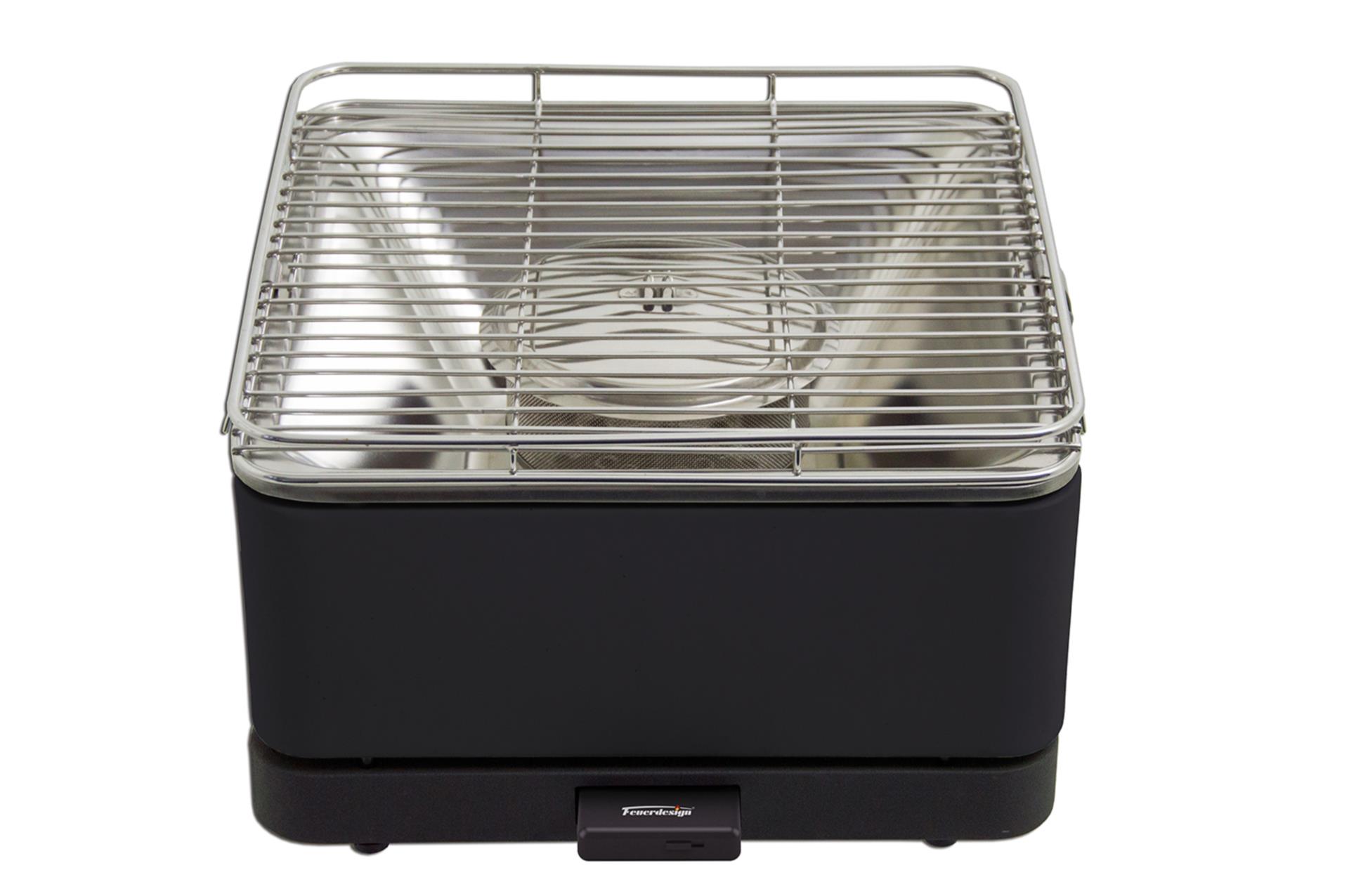 Feuerdesign Tischgrill Teide, schwarz