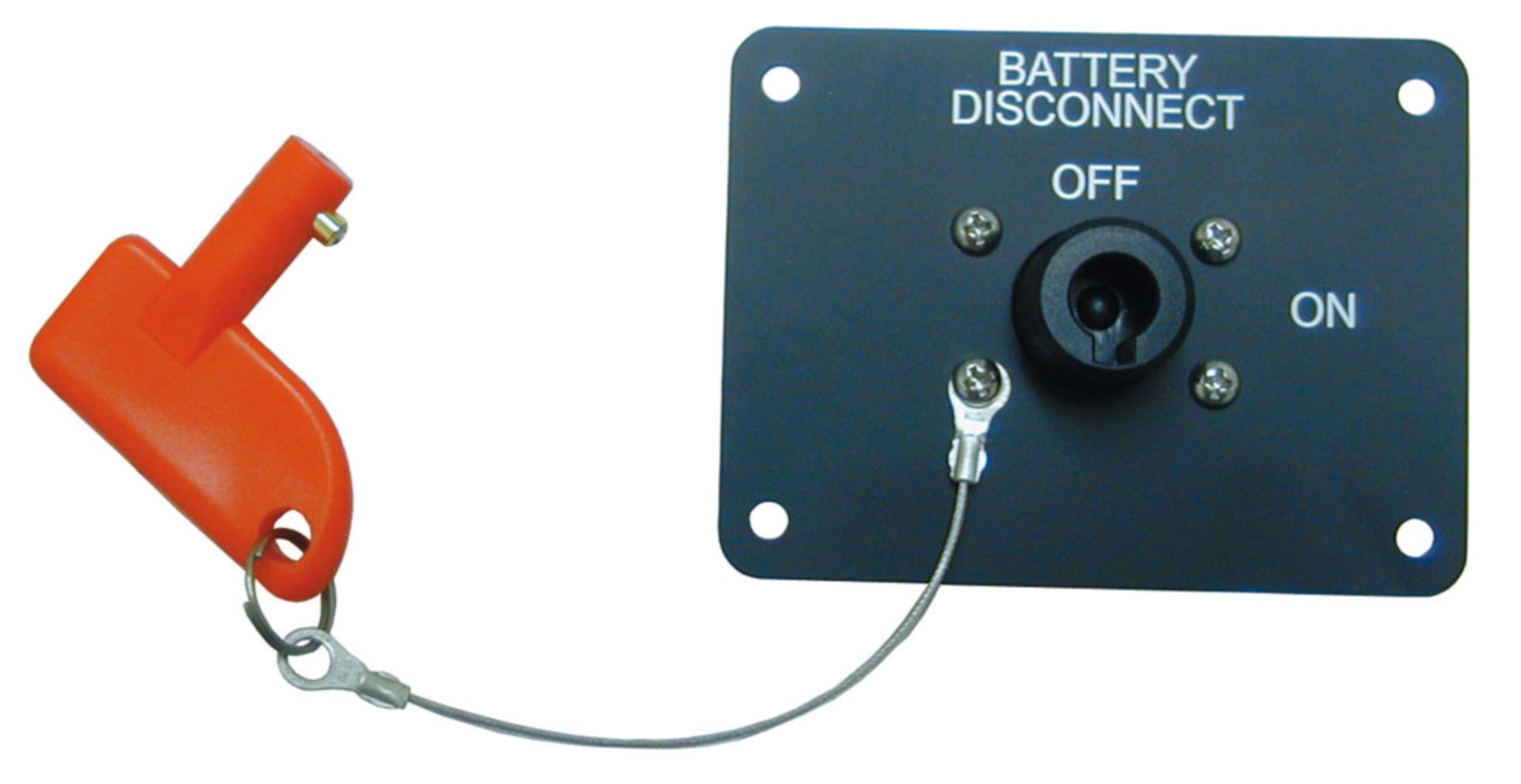 Lindemann Batteriehauptschalter mit Montageplatte Standard, 100 x 76 mm