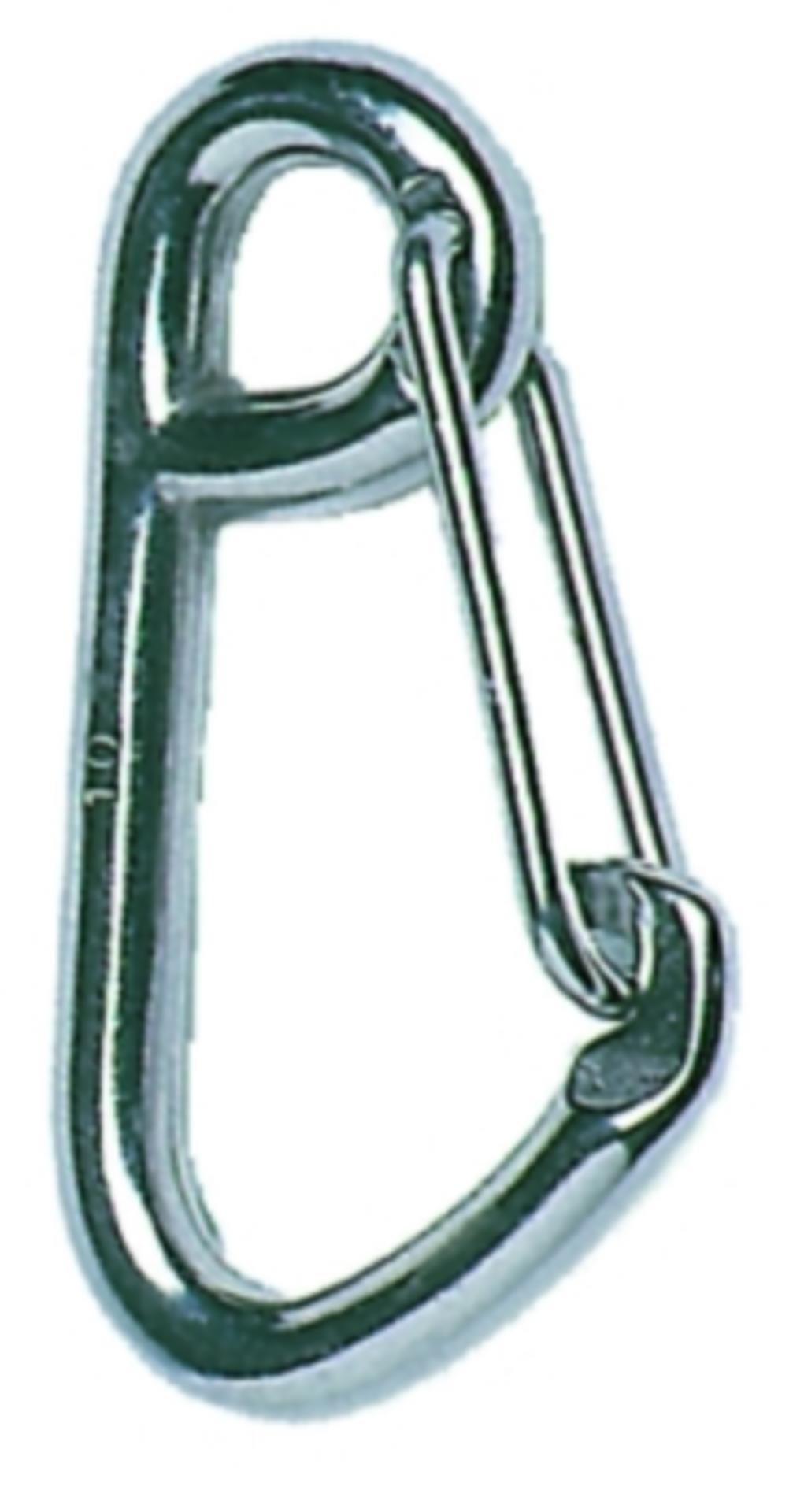 Osculati Karabinerhaken mit Drahtverschluss, 120 mm