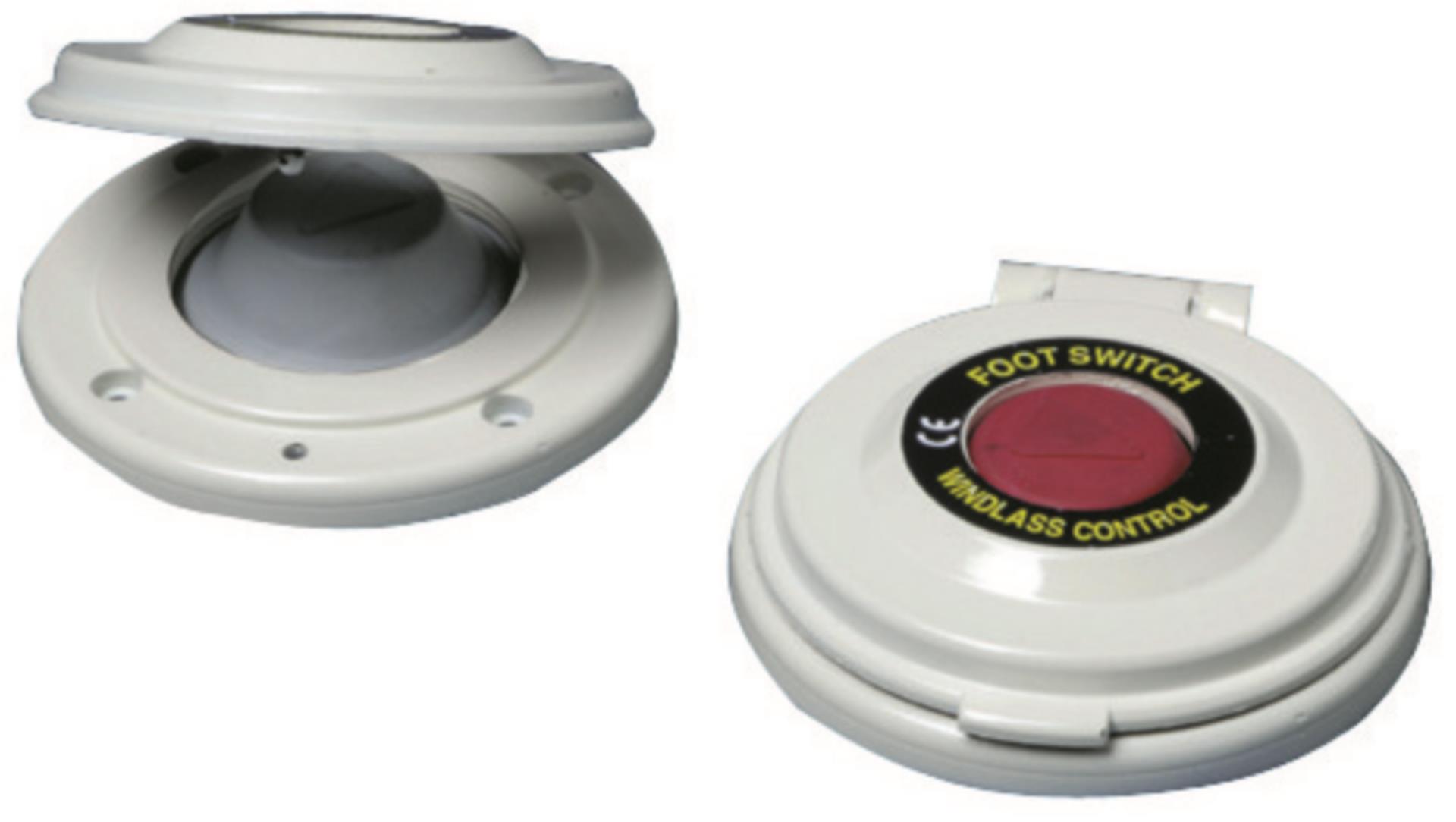 Osculati Druckschalter weiße Kappe, 12 V rot