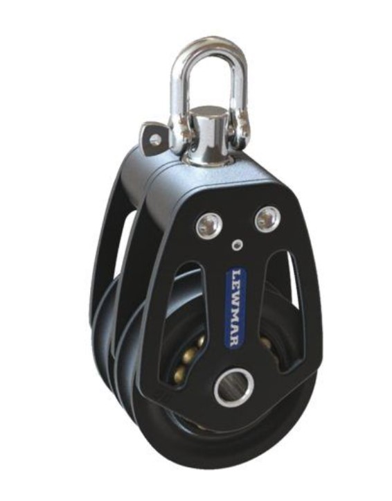 Lewmar HTX Block 50er Ø 2-Scheibig 10 mm Tau