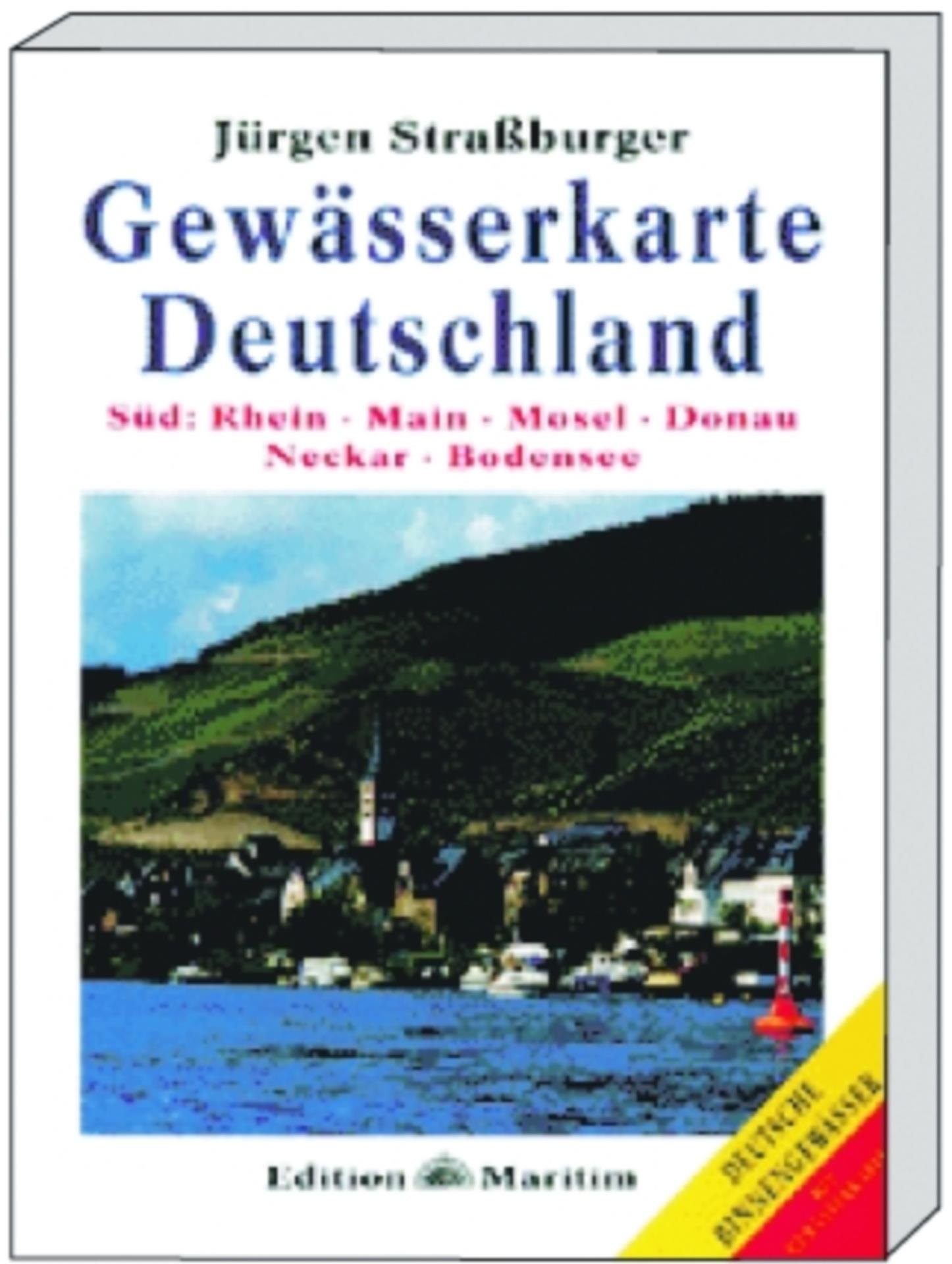 Gewässerkarte Deutschland Süd
