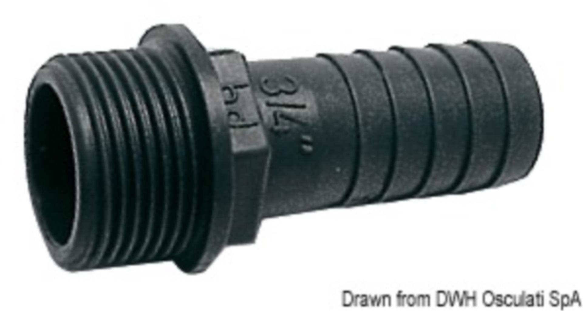 Osculati Schlauchnippel 3/4 " - 20 mm