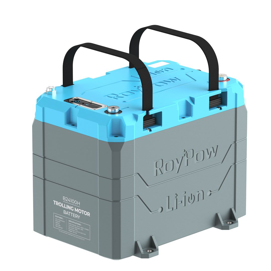 Allroundmarin
 RoyPow IP67 B-Serie Batterie BT 24 V 100 Ah, LiFePO4