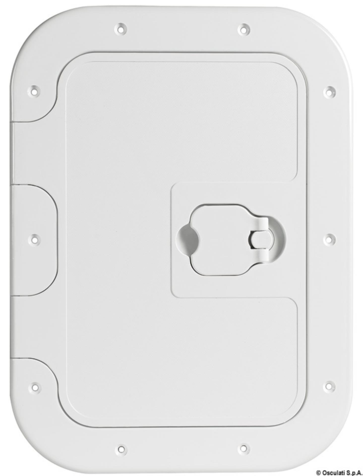 Osculati Inspektionsluke 280 x 380 mm, weiß